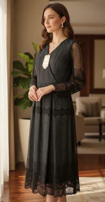 boyuk beden kilolu xanimlar böyük bədən ziyafət geyimləri: Ziyafət donu, Midi, M — 1