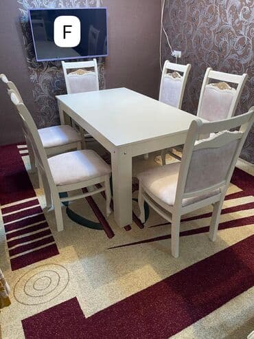 ‼️ Masa Dəsti ‼️ Masa və 6 Stul Qiymət 270 azn Ünvan Yeni günəşli