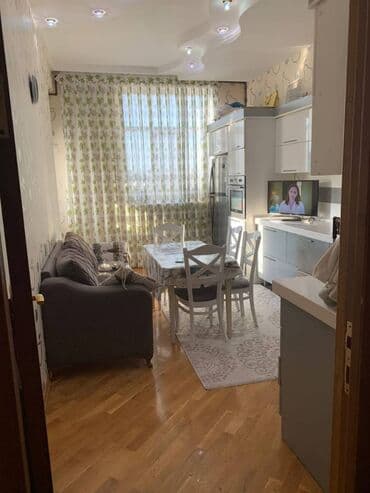 yasamalda satilan bina evleri: 3 otaqlı, Yeni tikili, m. İnşaatçılar, 90 kv. m — 2