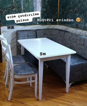 складные стулья для кухни: Künc divan, Mətbəx üçün, Açılmayan — 4