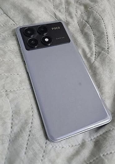Poco X6 Pro 5G, 512 GB, rəng - Boz, Zəmanət, Sensor, Simsiz şarj