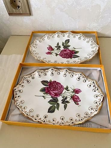 versace servis: Nahar dəsti, rəng - Ağ, Farfor, Almaniya — 1