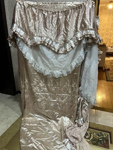 qiz otagi ucun perdeler: Pərdə dəstləri - Şəkillərdə bir neçə fərqli model pərdə təqdim — 5