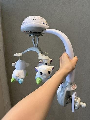 VTech Baby Lullaby Lambs Mobile – beşik üçün musiqili, işıqlı körpə