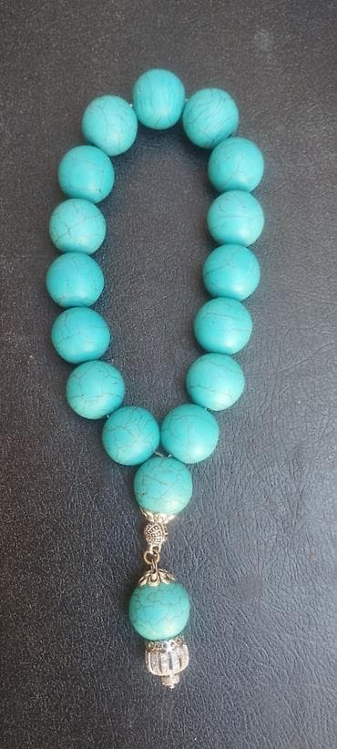 Orginal natural təbii təsbeh Firuzə ağırdi ölçüsü 16 17 ola lalafo.az -da Orginal natural təbii təsbeh Firuzə ağırdi ölçüsü 16 17 ola