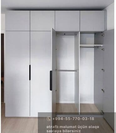 qapi: Yeni, Açılan, 6 qapı Düz dolab, Qarderob, paltar dolabı, Rusiya — 2