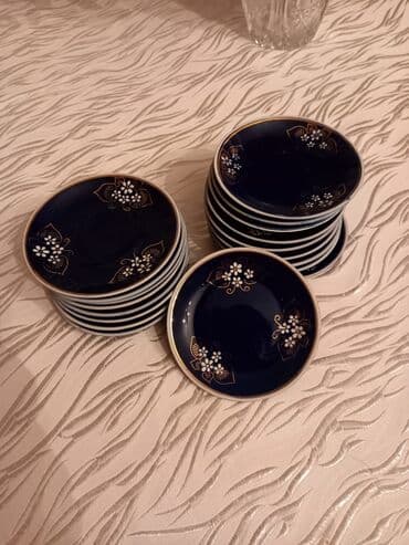 murebbe qablari: Boşqablar, rəng - Göy — 1