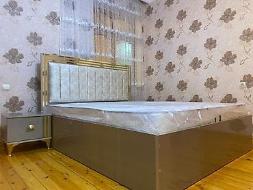 Офисная мебель на заказ: Mebel dəsti – çarpayı və tumba - Model: müasir minimal dizaynlı iki — 5