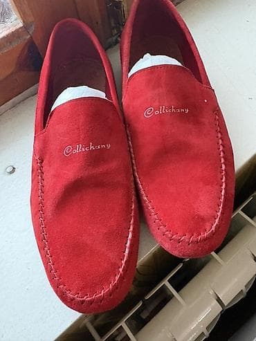 qırmızı makasin: Ölçü: 41, rəng - Qırmızı, Yeni — 4