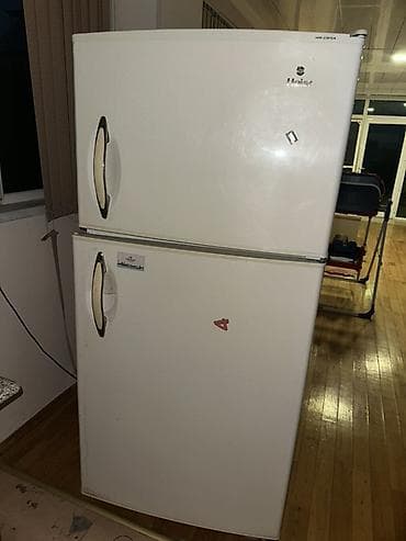 qastranom soyuducu: Haier iki qapılı soyuducu - Brend/model: Haier (etiketdə “HRF-” — 1