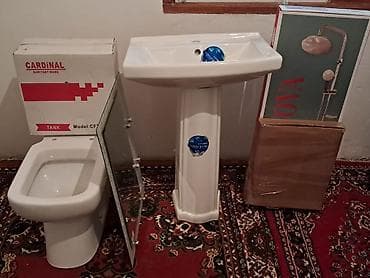 Duş şlanqları: Hamam/Sanitar dəst tezedi karopkasindai ayri ayri 100 Tərkib: - Unitaz — 4