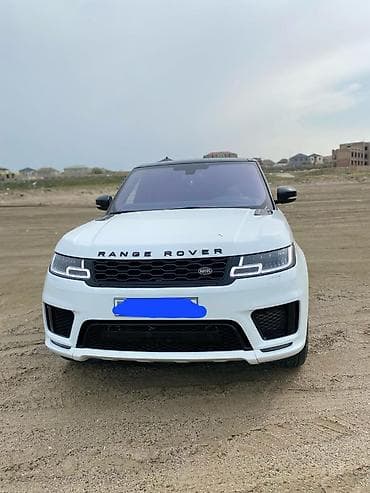 Nəqliyyat: Range Rover Sport – ağ kuzov, qara dam və qara detallarla dinamik — 3