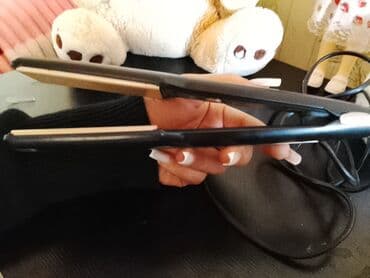 Tavalar: Saç ütüsü (düzləndirici) - Rəng: qara-qızılı - Keramika örtüklü — 4