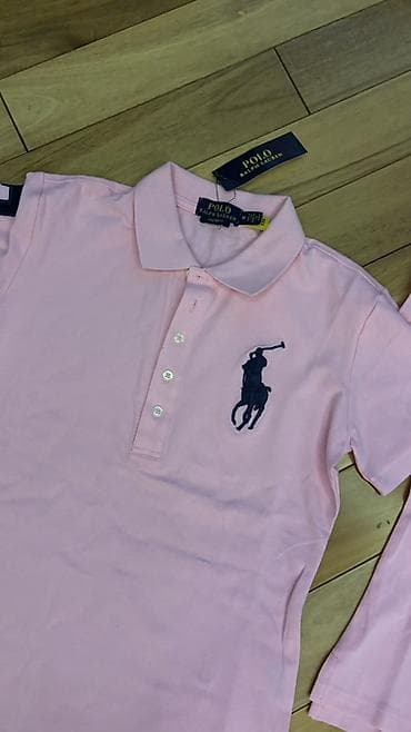 Мужское поло, Ralph Lauren, M, цвет - Розовый