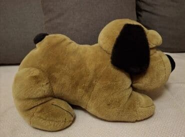 i̇nək yumşaq oyuncaqlar: Məhsul: Yumşaq oyuncaq – it - Material: xəzə bənzər yumşaq plyuş — 1