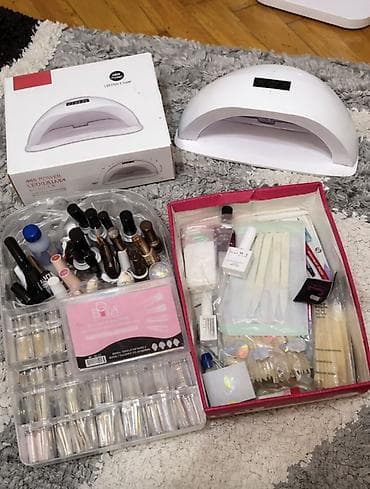 Manikür və gel manikür üçün tam dəst - 48W LED/UV lampa – taymer