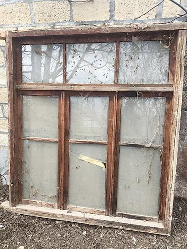 Taxta çərçivəli köhnə pəncərə blokları dəsti Məhsulun təsviri: -