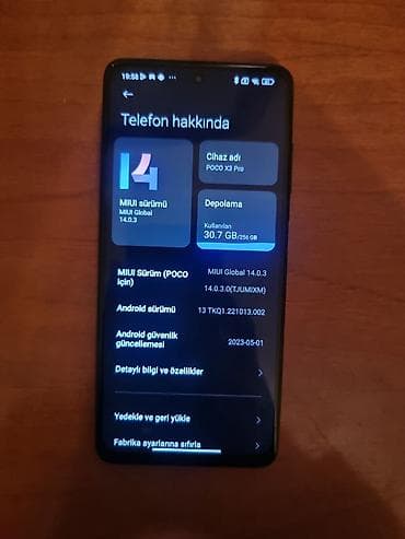 google pixel 6 pro: Poco X3 Pro, 256 GB, rəng - Qara — 2