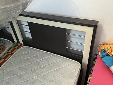 İkinəfərlik çarpayı, Bazalı, Matras ilə, Siyirməli