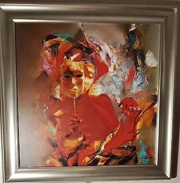 Ковры: Абстрактная картина известного художника, принт высокого разрешения — 1