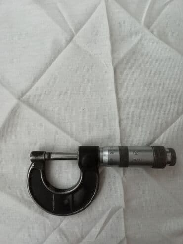 Пилы: Mexaniki mikrometr dəsti Tərkib: - 2 ədəd böyük çərçivəli mikrometr — 4