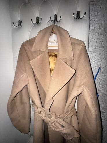 uzun sarafanlar: Palto, Max Mara, XL, rəng - Bej — 3