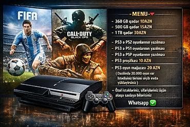 -MENU-🔻 -360 GB qədər15yox❌ 10AZN✅ -500 GB qədər 20 yox ❌ 15AZN✅ -1 TB