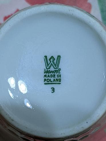 çay desdi: Çay dəsti, rəng - Ağ, Farfor, Madonna, 6 nəfərlik, Polşa — 3