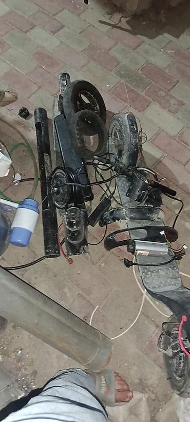 Elektrik skuter hissələri – komplekt şəklində Təsvir: - Şassi/dek: 2 — 7