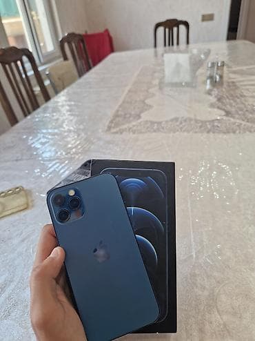 iphon 12 pro: IPhone 12 Pro, 128 GB, Pacific Blue, Face ID — 3