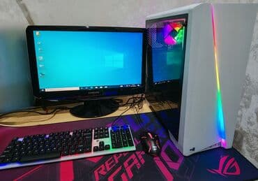 Rgb white case i5 6500 3.20 Ghz (upto 3.60) AMD RX580 8gb 256 bit