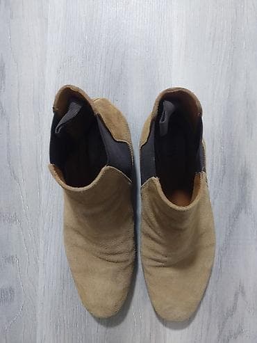 yay ayaqqabı: Zara Kişi üçün süet Chelsea tipli botlar - Model: Chelsea bot - — 5