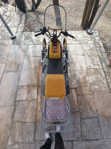 matasikl: DINGO qar motosikleti - Rəng: sarı/qara - Ön hissədə iki geniş — 4