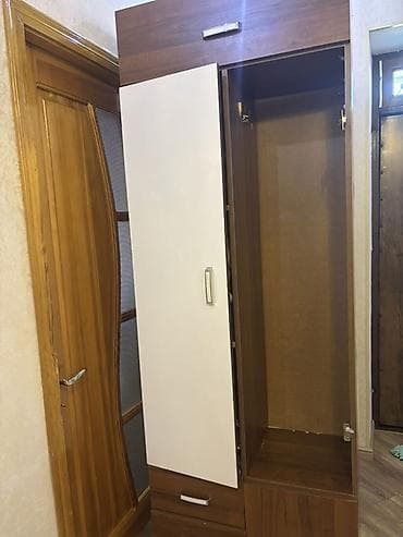 tek krafat: 2 qapılı, Siyirməli, Rəngli, Digər material, Açılan, Düz dolab — 3