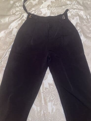 qaqa stili şalvar: TƏZƏDİR HECERƏ GİYİNMİYİB!!!! Qara geniş kəsimli kişi şalvarı - — 2