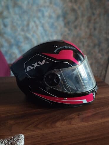 qoşqu turbo az: AXV integral motosiklet dəbilqəsi - Korpus: qara, qırmızı və ağ — 3