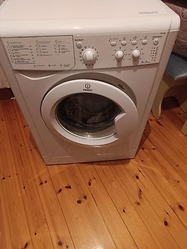 ucuz parca: Indesit önyükləməli paltaryuyan maşın - Ön yükləmə, şüşə lyuk - — 1