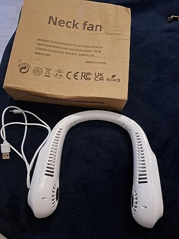 Elektronika: Boyundan taxılan portativ ventilyator - Ergonomik U‑şəkilli dizayn — 2