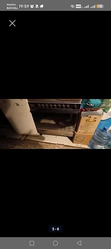 Plitələr və bişirmə panelləri: Qaz plitəsi Ayrıca dayanan, 4 gözlü, İşlənmiş — 3