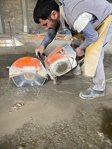 Beton kəsimi xidməti - Beton, dəmir-beton və daş konstruksiyaların
