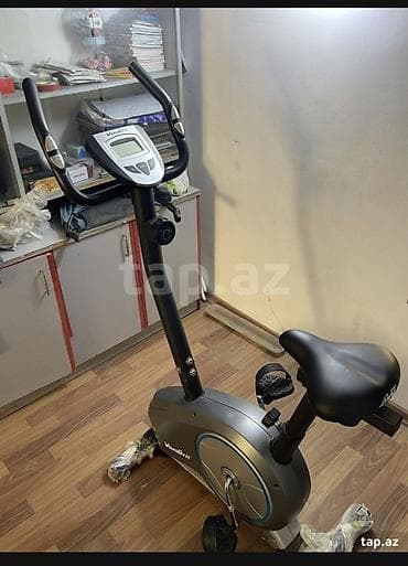 stanq satisi: Velosiped trenajoru – şaquli (upright) tip - Rahat, yumşaq oturacaq — 1