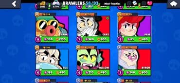 ucuz notbuk: Brawl Stars oyununda istifadə edilən dörd fərqli personajın təsviri — 2
