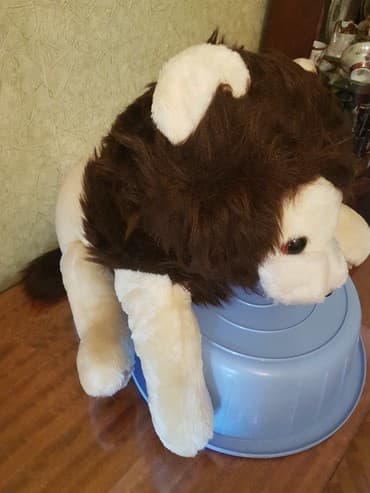 советская мягкая игрушка: ● Yumşaq ŞİR oyuncaq ● Almaniya istehsalı. ( Made in GDR ). Sovet — 6