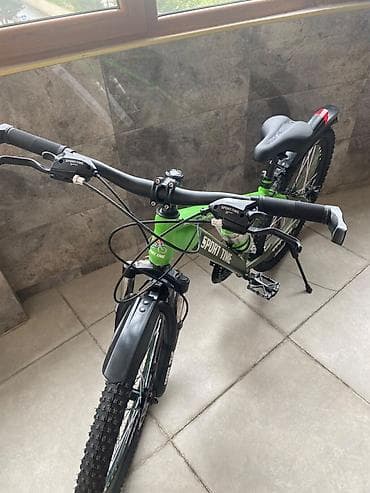 cube velo: Sport Time dağ velosipedi - Rəng: yaşıl-qara - Çərçivə: Sport Time — 1