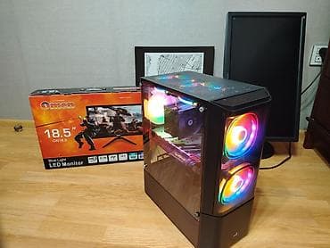 💻 Güclü Gaming / Workstation PC Satılır 2 ƏDƏD MONİTOR VƏ 2 ƏDƏD SONY