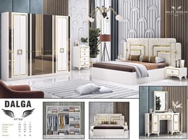 İkinəfərlik çarpayı, Dolab, Termo, 2 tumba, Yeni