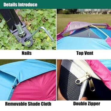 piknik dəsti: Cadir palatka satisi teze mallar 1 neferlik 35azn Diger olculerde var — 4