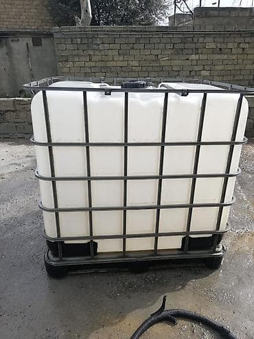 kapron bak qiymeti: Bak, Plastik, 1000 l l, İşlənmiş, Ünvandan götürmə — 2