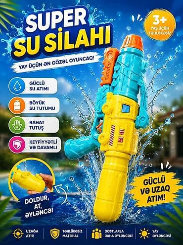 oyuncaq gitara: Su atan tapança Qiyməti 7 azn 25 azndək modellərimiz mövcuddur — 3