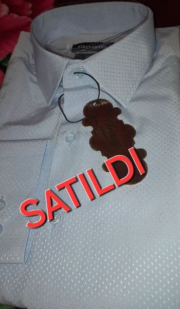 Köynək, M, rəng - Mavi lalafo.az -da Köynək, M, rəng - Mavi